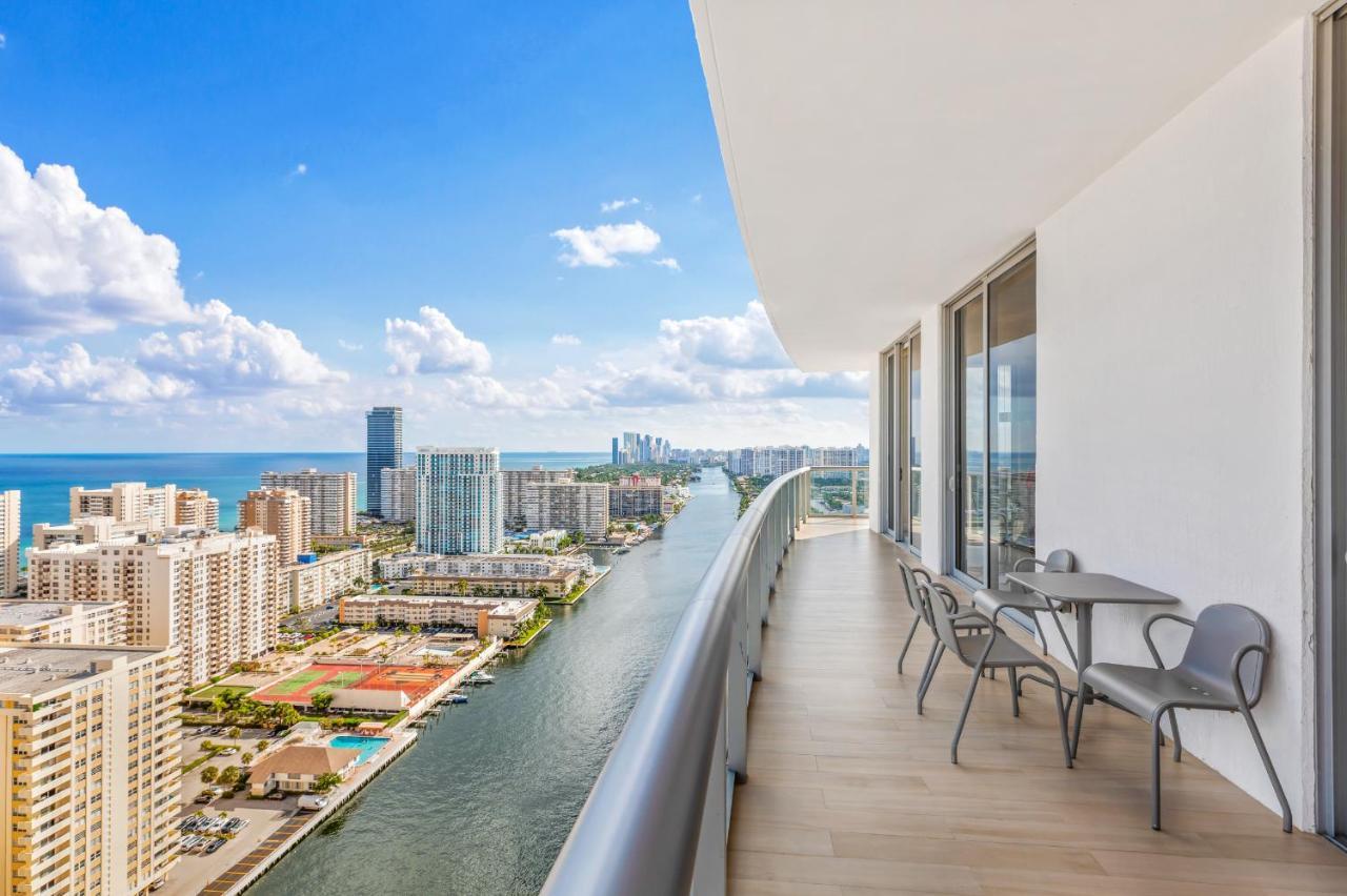 Beachwalk Resort Ph - Dream-Sky Mansion 3Dbr And 3Ba Luxury Penthouse Hallandale Beach Bagian luar foto