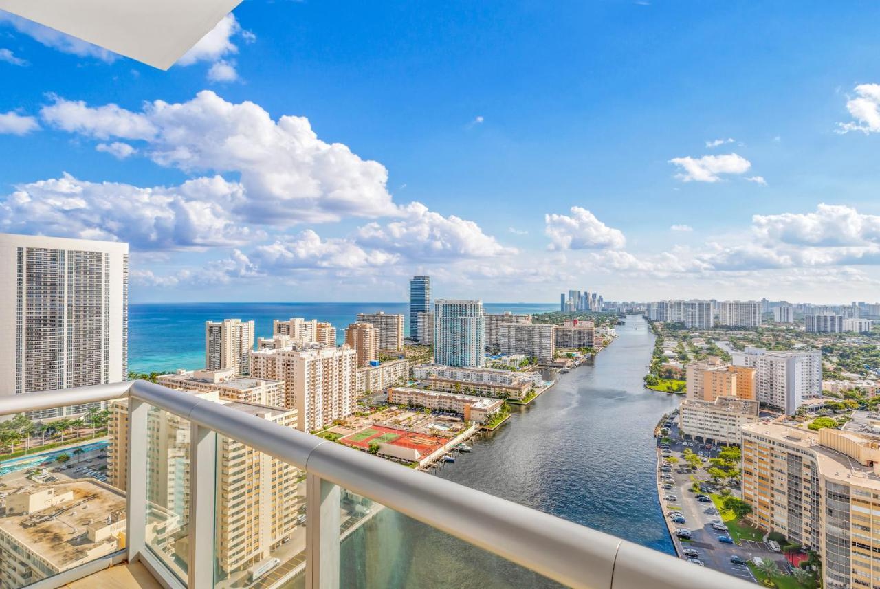 Beachwalk Resort Ph - Dream-Sky Mansion 3Dbr And 3Ba Luxury Penthouse Hallandale Beach Bagian luar foto