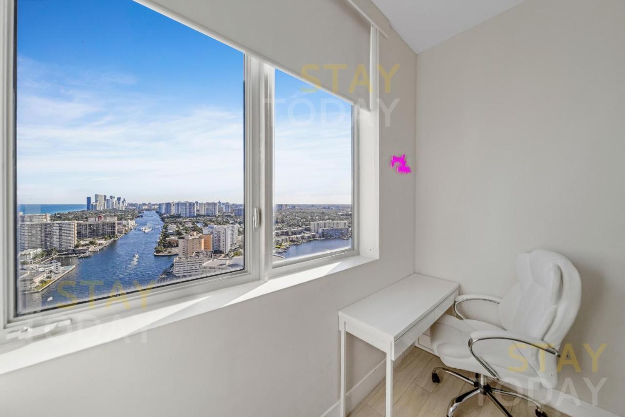 Beachwalk Resort Ph - Dream-Sky Mansion 3Dbr And 3Ba Luxury Penthouse Hallandale Beach Bagian luar foto
