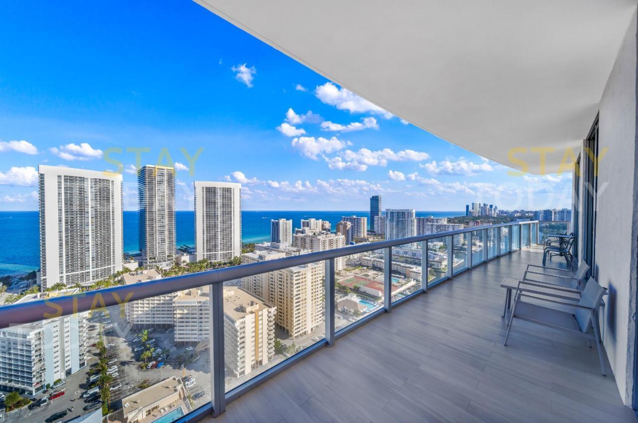 Beachwalk Resort Ph - Dream-Sky Mansion 3Dbr And 3Ba Luxury Penthouse Hallandale Beach Bagian luar foto