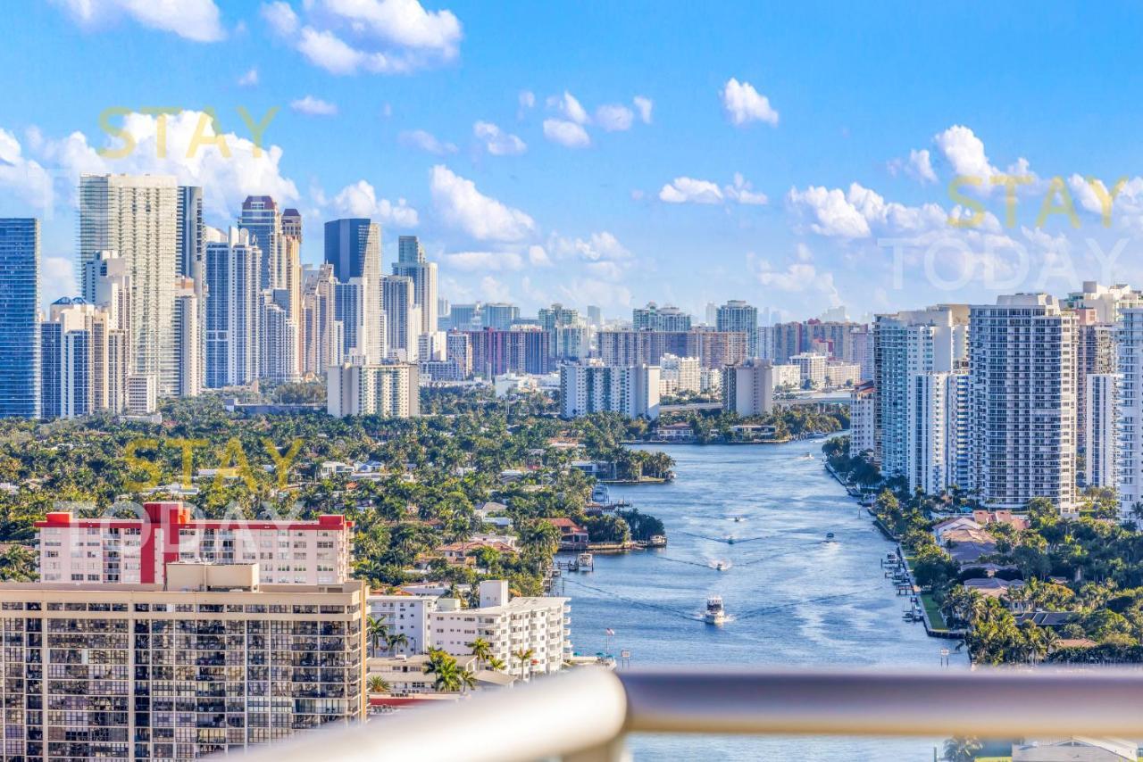 Beachwalk Resort Ph - Dream-Sky Mansion 3Dbr And 3Ba Luxury Penthouse Hallandale Beach Bagian luar foto
