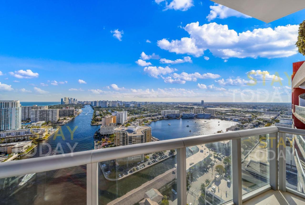 Beachwalk Resort Ph - Dream-Sky Mansion 3Dbr And 3Ba Luxury Penthouse Hallandale Beach Bagian luar foto